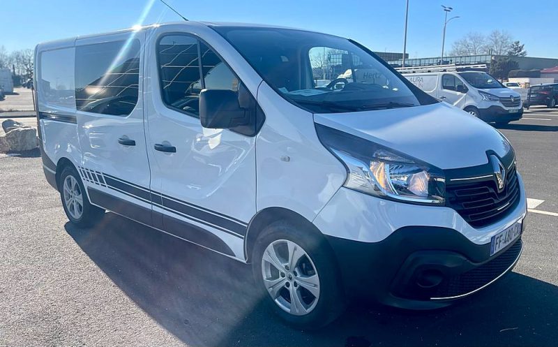 Renault TRAFIC Cabine Approfondie 6 places L1h1 - 37 500 Km - 23 450 euros - Pas de TVA - Garantie 1