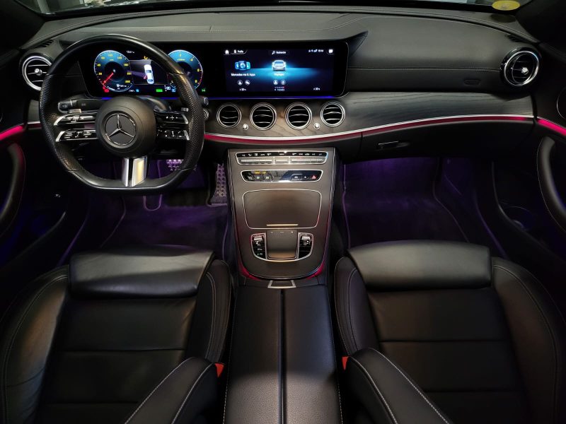 MERCEDES CLASSE E 220d 2.0 200cv TURBO DIESEL HYBRID AMG LINE TOIT OUVRANT / CARPLAY / CUIR NAPPA