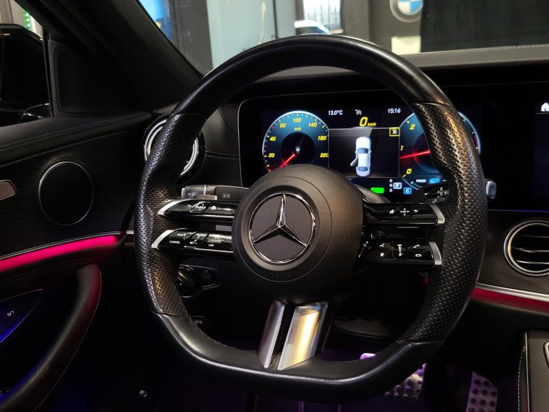 MERCEDES CLASSE E 220d 2.0 200cv TURBO DIESEL HYBRID AMG LINE TOIT OUVRANT / CARPLAY / CUIR NAPPA