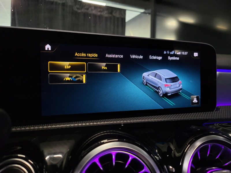 MERCEDES CLASSE A 180 d 116cv AMG LINE / SUIVI MERCEDES / SIEGES ELECTRIQUES / TOIT OUVRANT / CARPLA