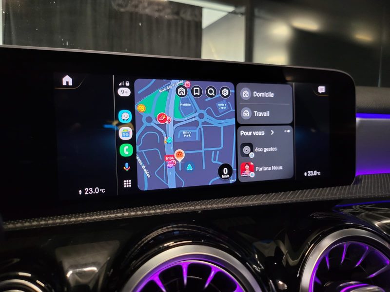 MERCEDES CLASSE A 180 d 116cv AMG LINE / SUIVI MERCEDES / SIEGES ELECTRIQUES / TOIT OUVRANT / CARPLA