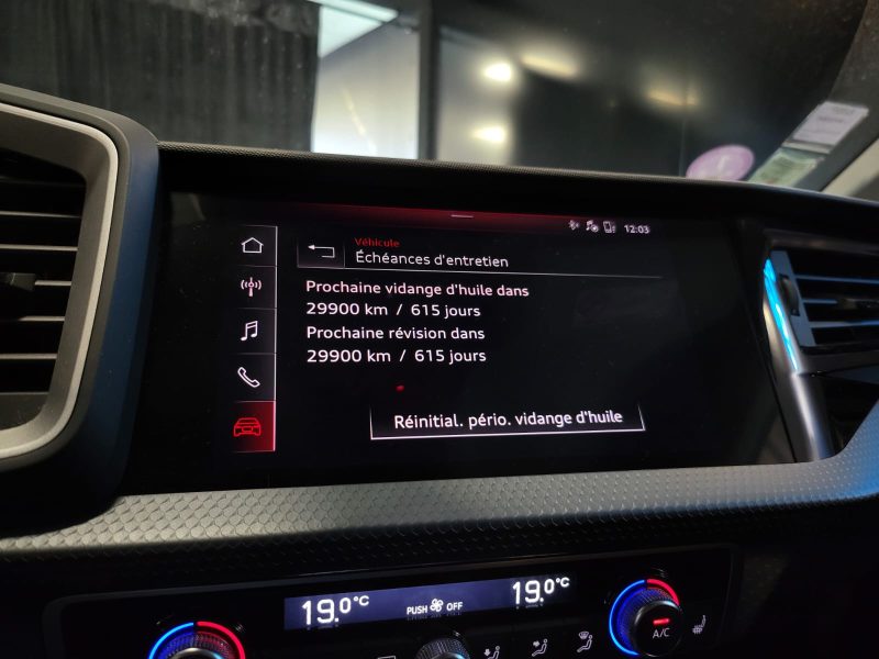 AUDI A1 SPORTBACK 35 TFSI 150cv DSG7 / SUIVI OK / CARPLAY / VIRTUAL COCKPIT / SIEGES CHAUFFANTS