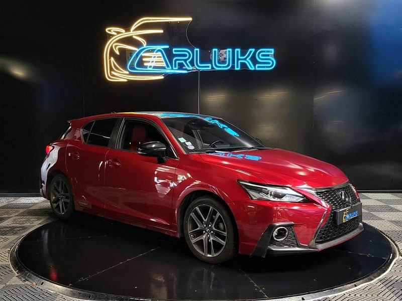 LEXUS CT200H 1.8VTI 136CHV HYBRID / SUIVI LEXUS / CAMERA RECUL / CARPLAY / KEYLESS / MODES DE CONDUI