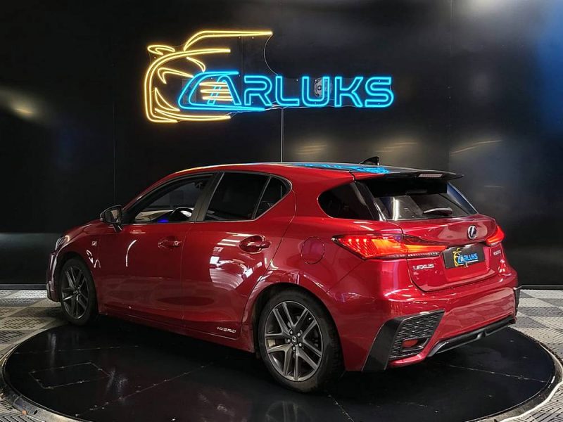 LEXUS CT200H 1.8VTI 136CHV HYBRID / SUIVI LEXUS / CAMERA RECUL / CARPLAY / KEYLESS / MODES DE CONDUI