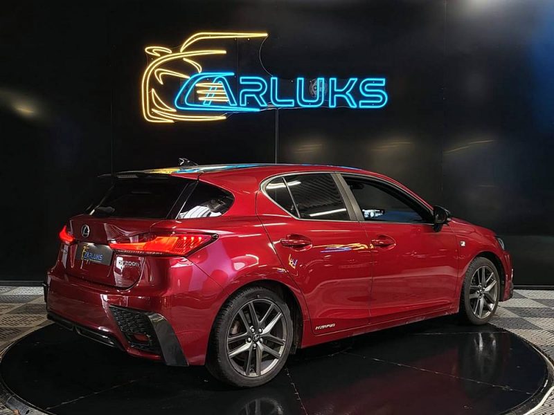 LEXUS CT200H 1.8VTI 136CHV HYBRID / SUIVI LEXUS / CAMERA RECUL / CARPLAY / KEYLESS / MODES DE CONDUI