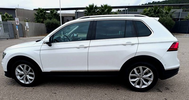 Volkswagen TIGUAN 2.0 TDI 150CH CARAT DSG7 2018 4x4, SUV, Blanc, 8 cv, 5 portes, 5P, garantie 3 mois