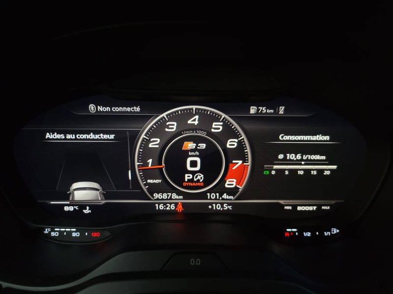 AUDI A3 SPORTBACK 2.0 TFSI QUATTRO STAGE 2 / TOIT OUVRANT + BANG&OLUFSEN + VIRTUAL COCKPIT /