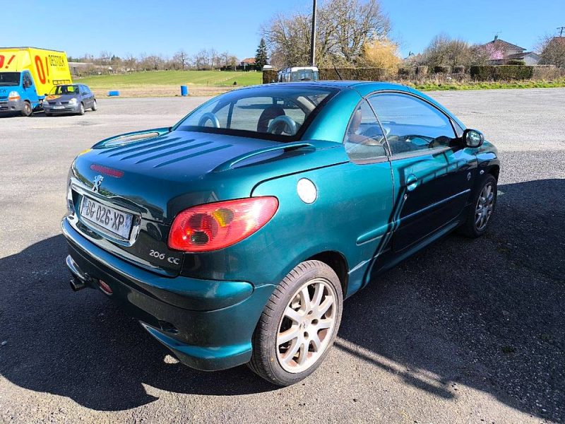 PEUGEOT 206 CC 1.6 HDI 110 CH ROLAND GARROS