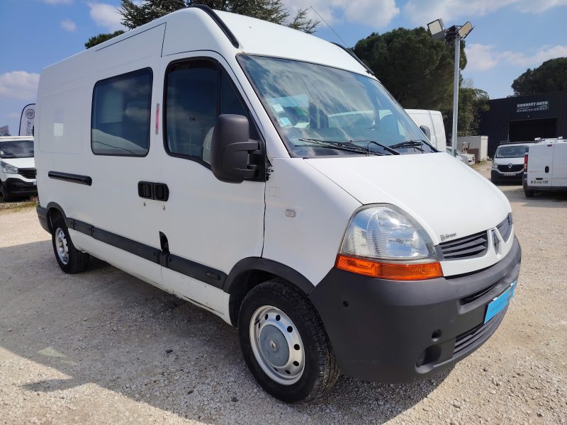 RENAULT MASTER L2H2  2.5 DCI 100CV CABINE APROFONDIE 7 PLACES FAIBLE KM 2008