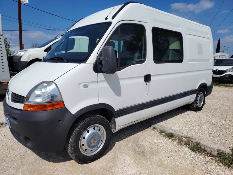 RENAULT MASTER L2H2  2.5 DCI 100CV CABINE APROFONDIE 7 PLACES FAIBLE KM 2008