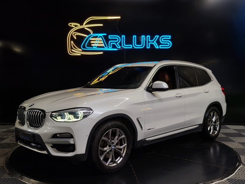 BMW X3 20d 2.0 XDRIVE X LINE 190 cv / TETE HAUTE + H&K + SIEGES CUIR + CARPLAY /