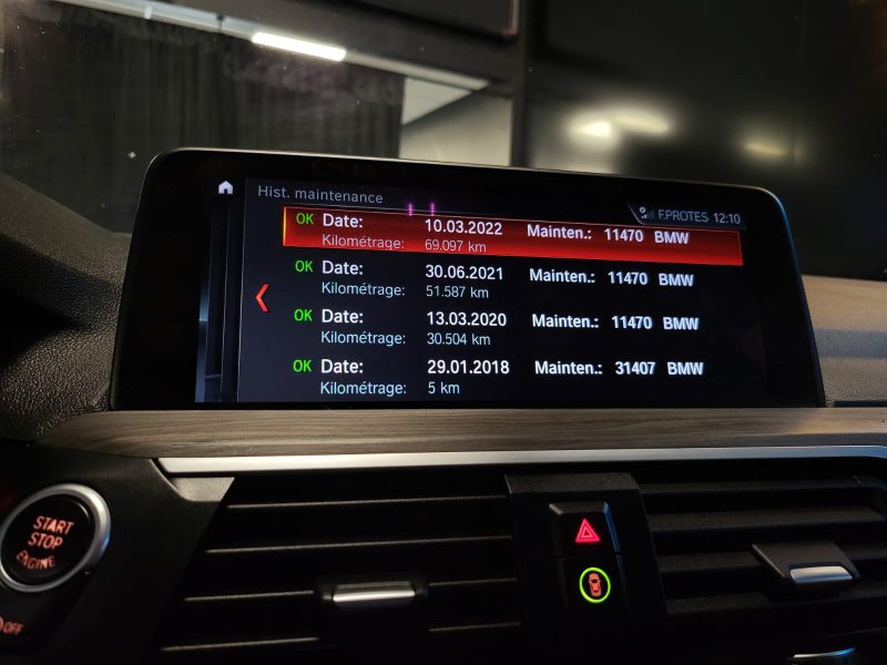 BMW X3 20d 2.0 XDRIVE X LINE 190 cv / TETE HAUTE + H&K + SIEGES CUIR + CARPLAY /