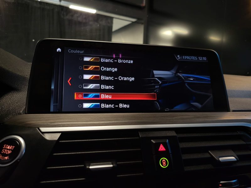 BMW X3 20d 2.0 XDRIVE X LINE 190 cv / TETE HAUTE + H&K + SIEGES CUIR + CARPLAY /