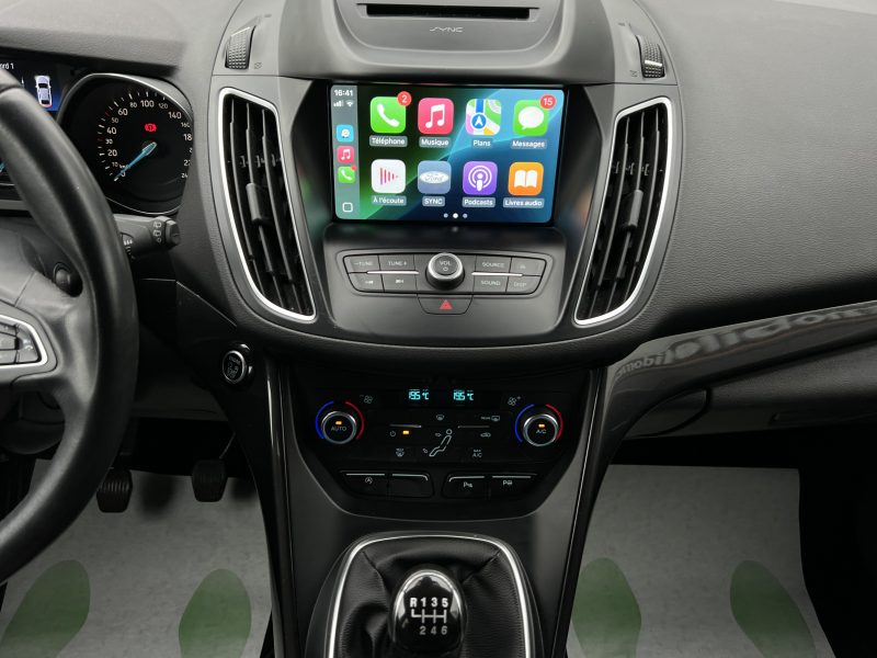 FORD C-MAX II PHASE 2 TITANIUM 1.0 ECOBOOST 125 APPLE CARPLAY & ANDROID CRIT AIR 1 - GARANTIE 1 AN
