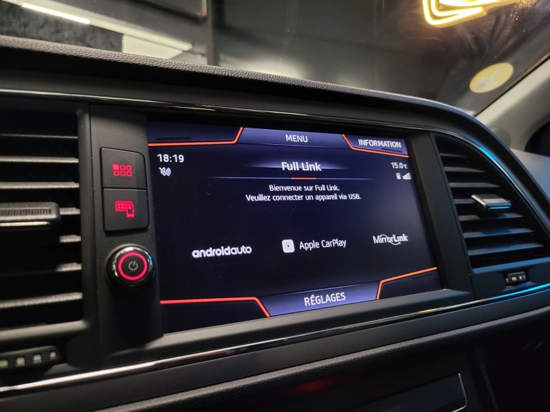 SEAT LEON 1.6 TDI DSG7 115Cv STYLE / VIRTUAL COCKPIT + CARPLAY + SUIVIE COMPLET SEAT /