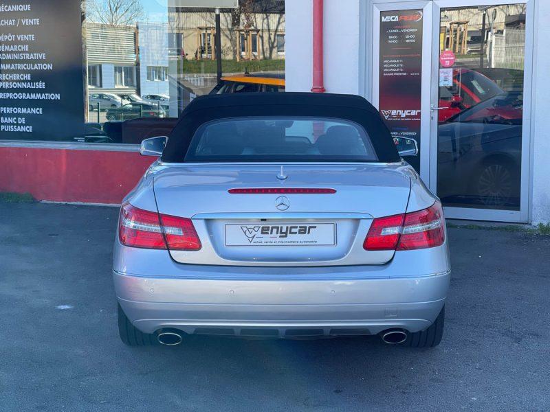 MERCEDES CLASSE E (207) Cabriolet 300 3.5 V6 24V 7G-TRONIC BLUE EFFICEINCY 252 ch GARANTIE 6 MOIS