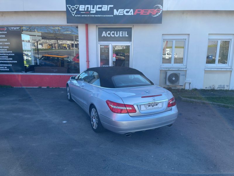 MERCEDES CLASSE E (207) Cabriolet 300 3.5 V6 24V 7G-TRONIC BLUE EFFICEINCY 252 ch GARANTIE 6 MOIS
