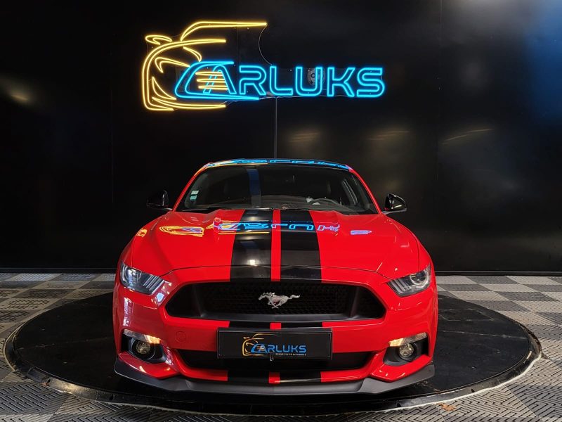 FORD MUSTANG FASTBACK GT 5.0 V8 BVM6 422cv / SUIVI COMPLET FORD / LIGNE INOX AVEC CLAPET / PACK BLAC