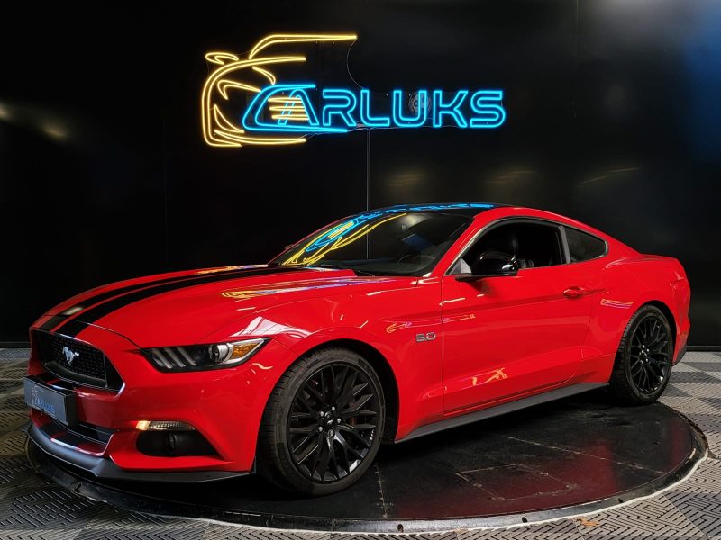 FORD MUSTANG FASTBACK GT 5.0 V8 BVM6 422cv / SUIVI COMPLET FORD / LIGNE INOX AVEC CLAPET / PACK BLAC