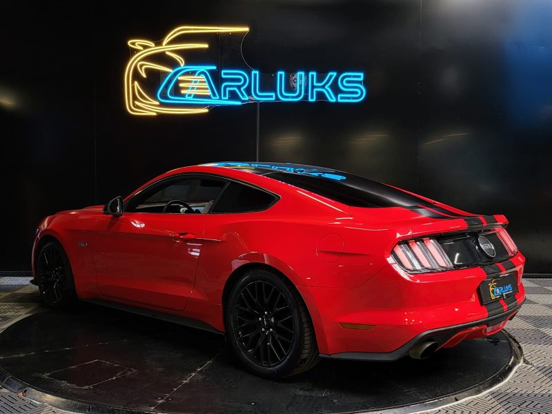 FORD MUSTANG FASTBACK GT 5.0 V8 BVM6 422cv / SUIVI COMPLET FORD / LIGNE INOX AVEC CLAPET / PACK BLAC
