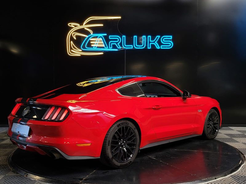 FORD MUSTANG FASTBACK GT 5.0 V8 BVM6 422cv / SUIVI COMPLET FORD / LIGNE INOX AVEC CLAPET / PACK BLAC