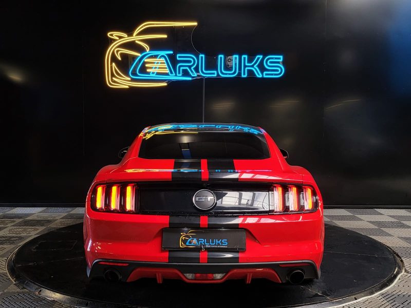 FORD MUSTANG FASTBACK GT 5.0 V8 BVM6 422cv / SUIVI COMPLET FORD / LIGNE INOX AVEC CLAPET / PACK BLAC