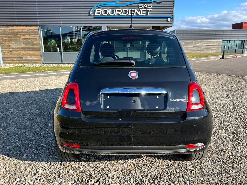 FIAT 500 1.0 70 CV HYBRIDE LAUNCH EDITION, APPLE CARPLAY, BLUETOOTH, CLIMATISATION, RADAR DE RECUL