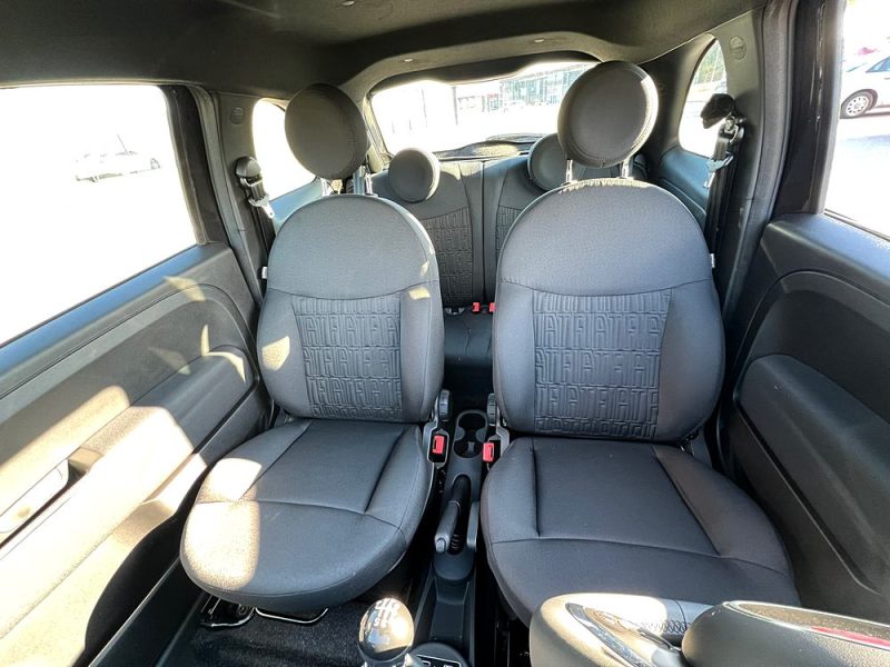 FIAT 500 1.0 70 CV HYBRIDE LAUNCH EDITION, APPLE CARPLAY, BLUETOOTH, CLIMATISATION, RADAR DE RECUL