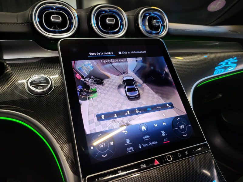 MERCEDES CLASSE C 200 1.5 204CV 9G-TRONIC AMG LINE / TOIT OUVRANT + CAMERA 360° + SIEGES ELECTRIQUE 