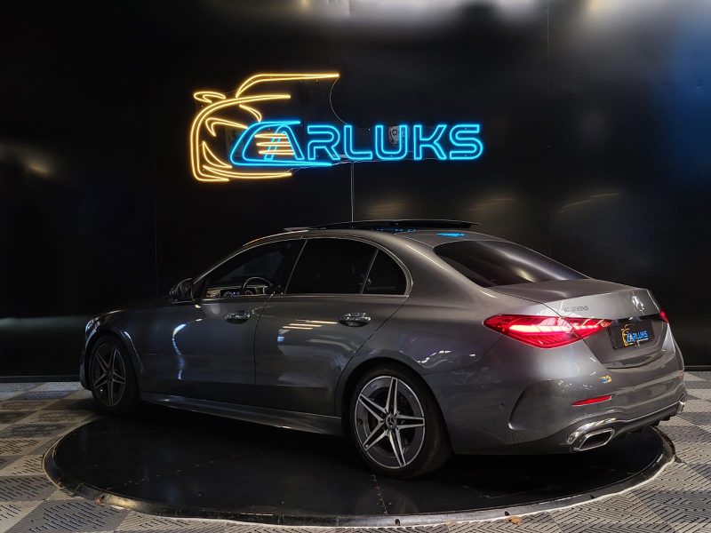 MERCEDES CLASSE C 200 1.5 204CV 9G-TRONIC AMG LINE / TOIT OUVRANT + CAMERA 360° + SIEGES ELECTRIQUE 