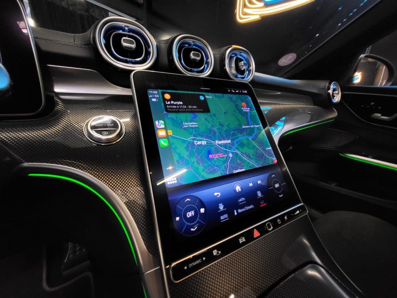 MERCEDES CLASSE C 200 1.5 204CV 9G-TRONIC AMG LINE / TOIT OUVRANT + CAMERA 360° + SIEGES ELECTRIQUE 