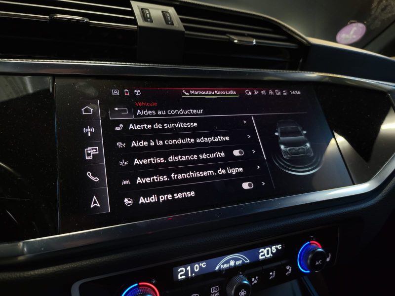 AUDI Q3 SPORTBACK 45 TFSIe S TRONIC 6 245Cv S LINE / SHADOW LINE + CAMERA + SIEGES ELECTRIQUE /