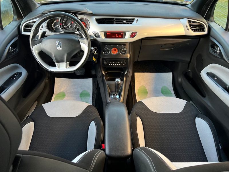 CITROEN DS3 CHIC 1.4 VTI 95 Cv BOITE AUTOMATIQUE / 41 100 Kms CRIT AIR 1 - GARANTIE 1 AN