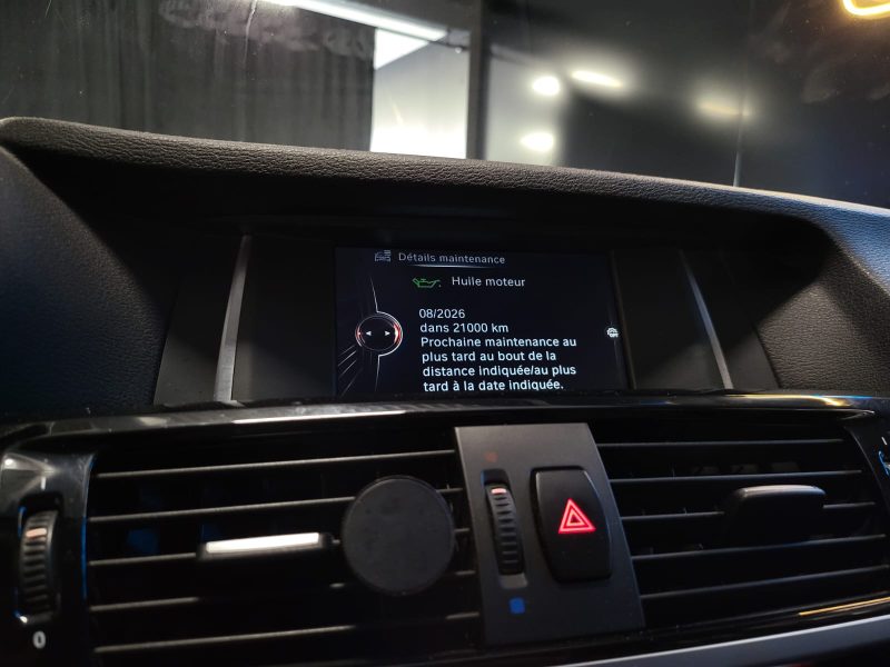 BMW X3 20d XDRIVE 190cv BVA7 BUSINESS / SUIVI OK / KEYLESS / SIEGE EN CUIR CHAUFFANTS