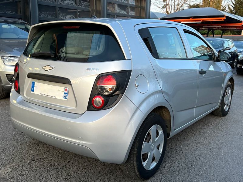 CHEVROLET AVEO II 1.2 70 Cv PREMIERE MAIN CLIMATISATION REGULATEUR CRIT AIR 1 5 Pts - GARANTIE 1 AN