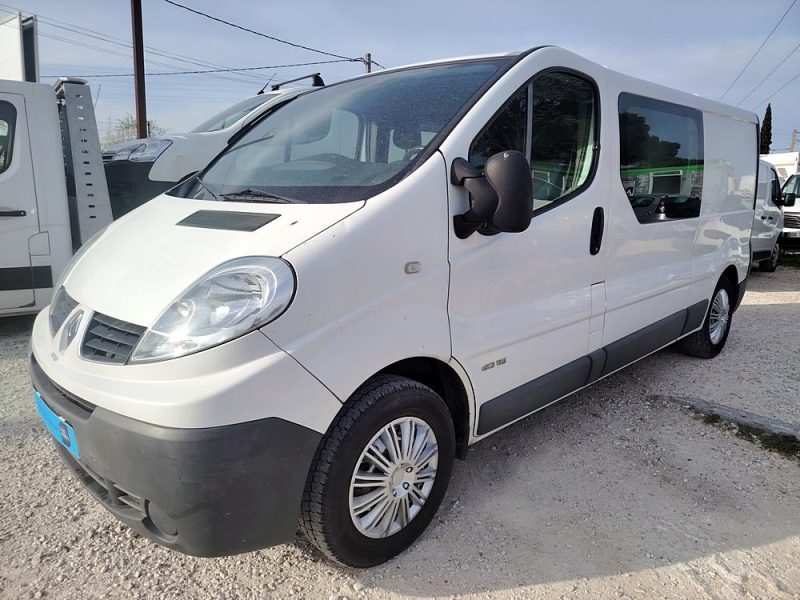 RENAULT TRAFIC L2H1 2.0DCI 115 CV CABINE APPROFONDIE 6 PLACES 2012