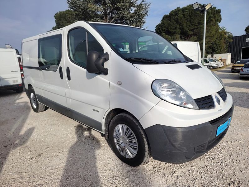 RENAULT TRAFIC L2H1 2.0DCI 115 CV CABINE APPROFONDIE 6 PLACES 2012