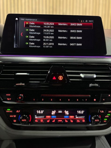 BMW M5 Compétition  4.4 V8 600ch 2018