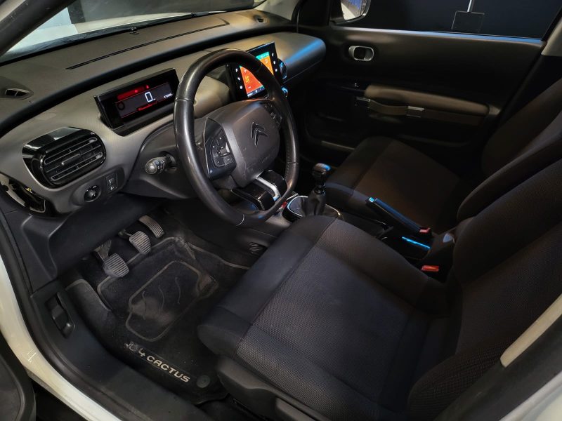 CITROEN C4 CACTUS 1.5 BLUE HDI 100cv FEEL 2 PLACES / CAMERA DE RECUL / CARPLAY / 2 EME MAIN