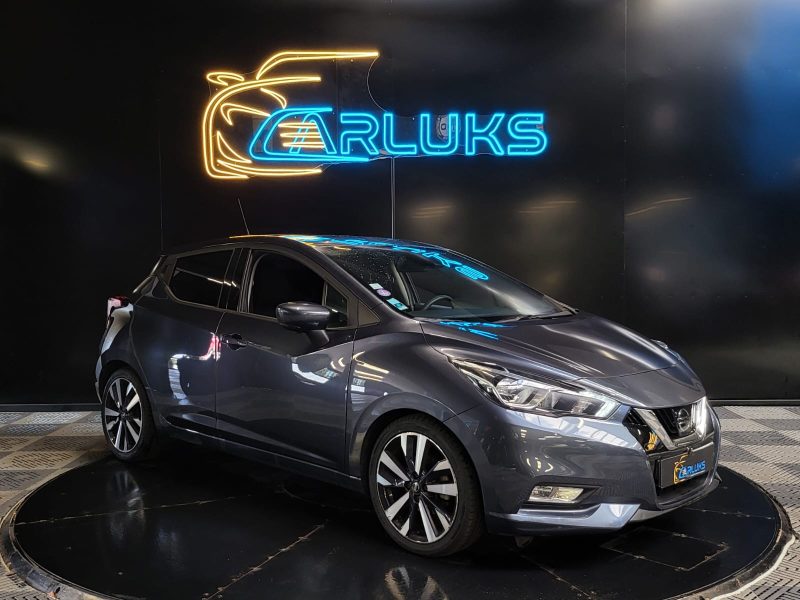 NISSAN MICRA TCE 90CV TEKNA / CAMERA 360 / KEYLESS / ANGLE MORT / FRANCHISSEMENT LIGNE BLANCHE 