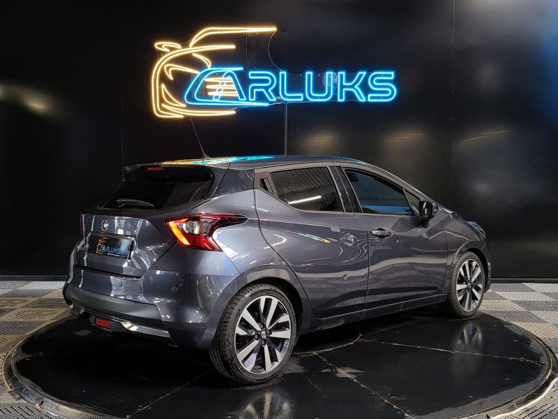 NISSAN MICRA TCE 90CV TEKNA / CAMERA 360 / KEYLESS / ANGLE MORT / FRANCHISSEMENT LIGNE BLANCHE 