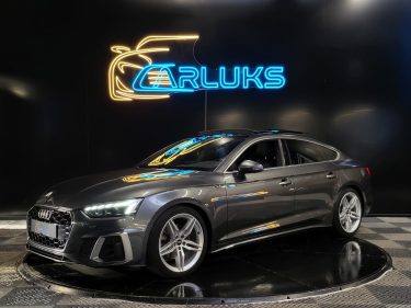 AUDI A5 35 TDI 163cv S LINE / SUIVI AUDI / TOIT OUVRANT / CARPLAY / CAMERA DE RECUL / B&O / MATRIX L