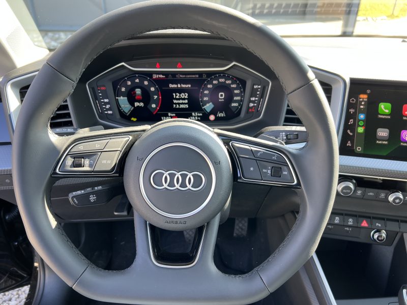 AUDI A1 30 TFSI 116 S LINE S TRONIC 7 APPLE CARPLAY / ECLAIRAGE D'AMBIANCE / CAMERA DE RECUL