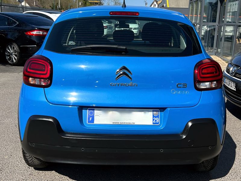 CITROEN C3 III FEEL 1.2 82 Cv 1ERE MAIN / APPLE & ANDROID TOIT PANORAMIQUE Crit Air1 - GARANTIE 1 AN