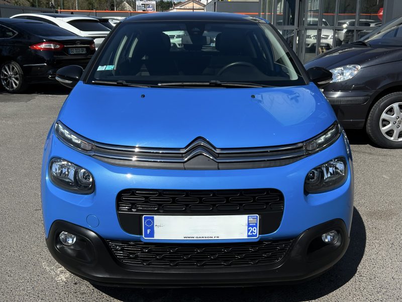 CITROEN C3 III FEEL 1.2 82 Cv 1ERE MAIN / APPLE & ANDROID TOIT PANORAMIQUE Crit Air1 - GARANTIE 1 AN