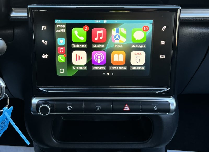 CITROEN C3 III FEEL 1.2 82 Cv 1ERE MAIN / APPLE & ANDROID TOIT PANORAMIQUE Crit Air1 - GARANTIE 1 AN