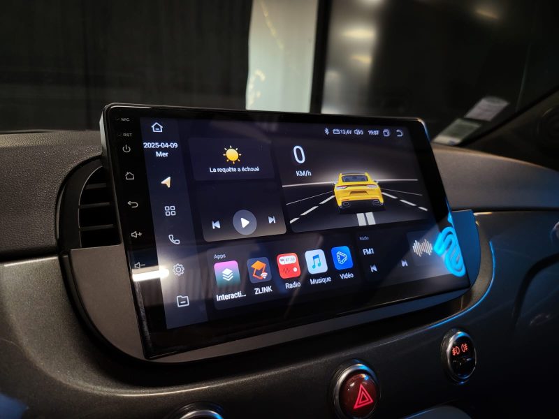 FIAT 500 SPORT 1.4i 100cv BVM6 PACK S TOIT OUVRANT / CLIM AUTO / RADARS DE RECUL / CARPLAY / CUIR