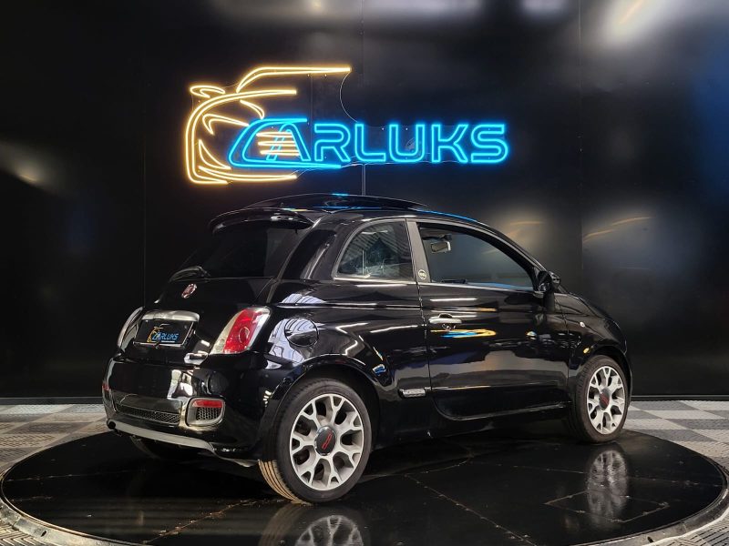 FIAT 500 SPORT 1.4i 100cv BVM6 PACK S TOIT OUVRANT / CLIM AUTO / RADARS DE RECUL / CARPLAY / CUIR
