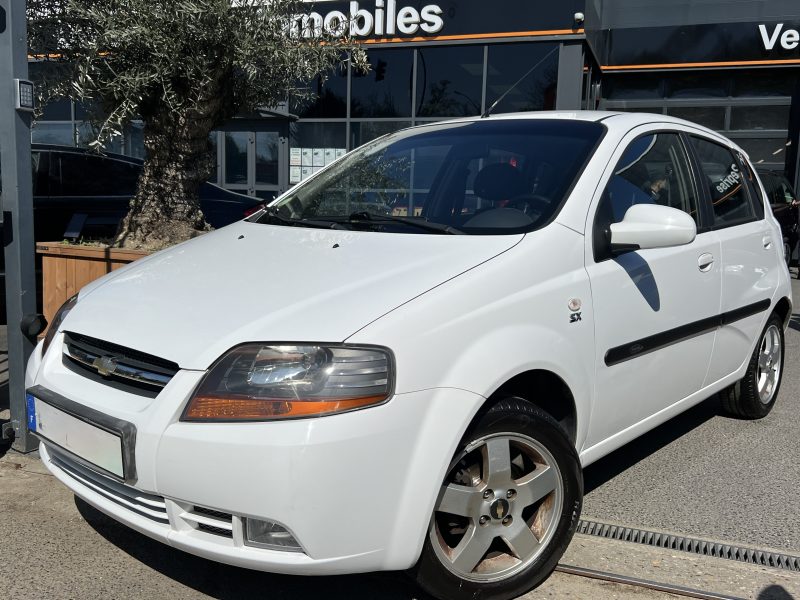 CHEVROLET KALOS 1.4 94 Cv PREMIERE MAIN / CLIMATISATION BLUETOOTH 5 PORTES - GARANTIE 1 AN