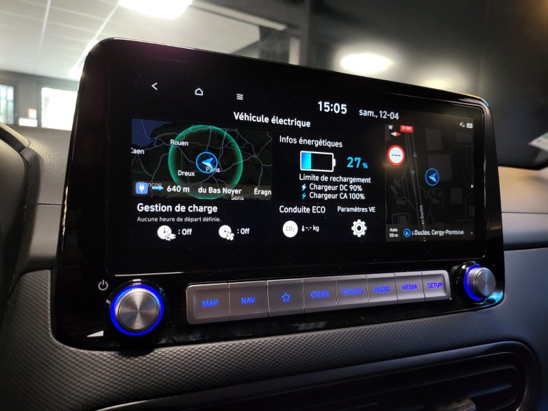 HYUNDAI KONA ELECTRIC FL 64KWH EXECUTIVE / POMPE A CHALEUR / PREMIERE MAIN / FAIBLE KILOMETRAGE / SU